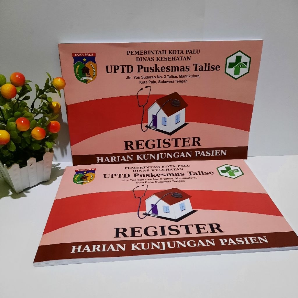 Register Pasien Isi 100 Lembar (200 Halaman)