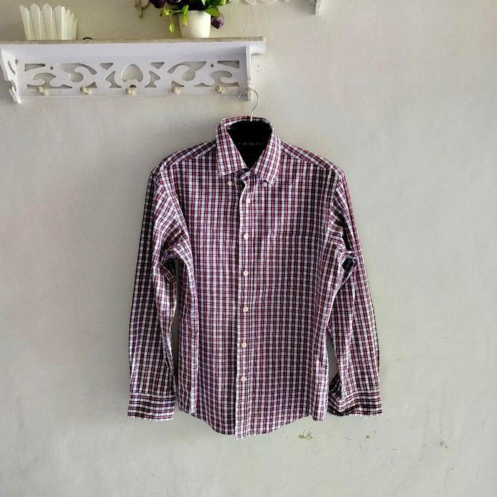 kemeja pria branded kotak Arrow SIZE M,