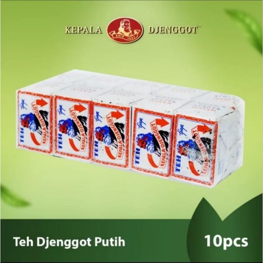 

Teh Tubruk Melati Kepala Djenggot Putih 10x40gr
