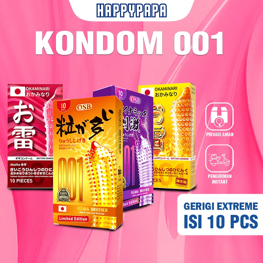 Osb Osaka Brother Condom Gerigi Extreme 001 10pcs