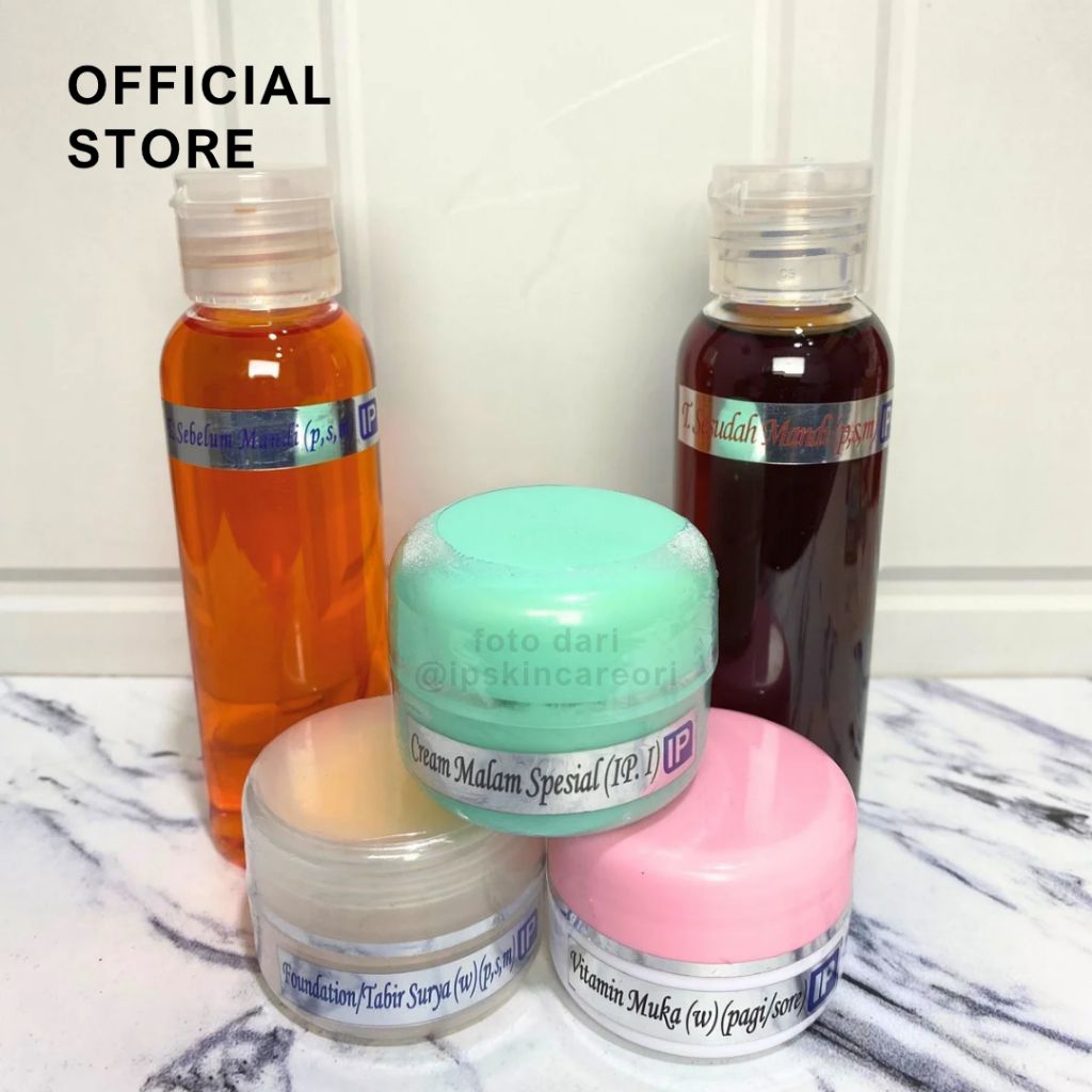 Paket Cream Spesial Kemasan Bening IP Skincare | IPUNG