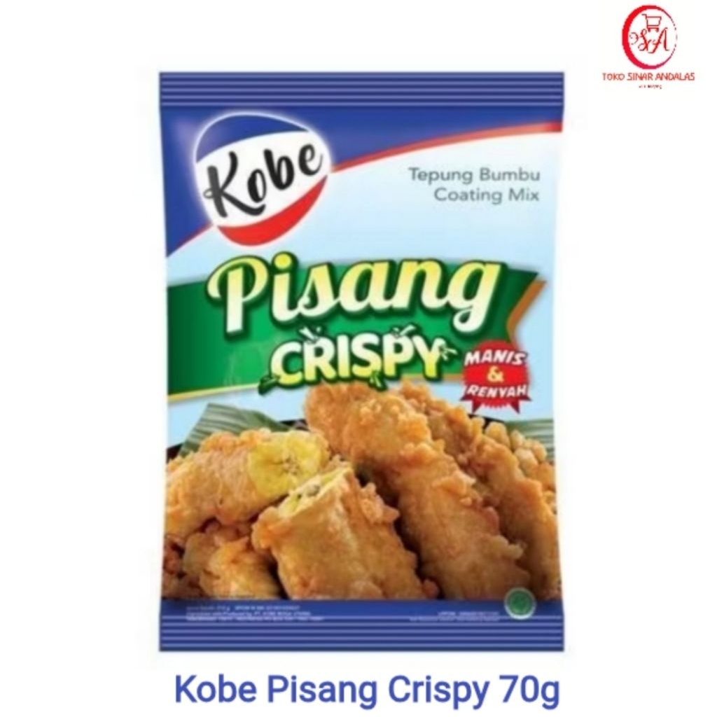 

Tepung Kobe Pisang Crispy 70g / Kobe Pisang Crispy
