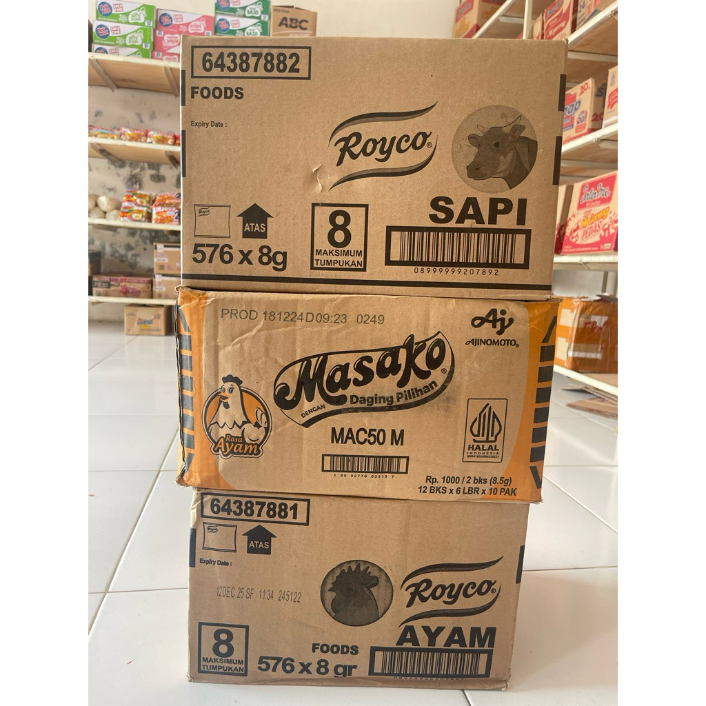 

1 Dus Royco x Masaco Ayam Sapi