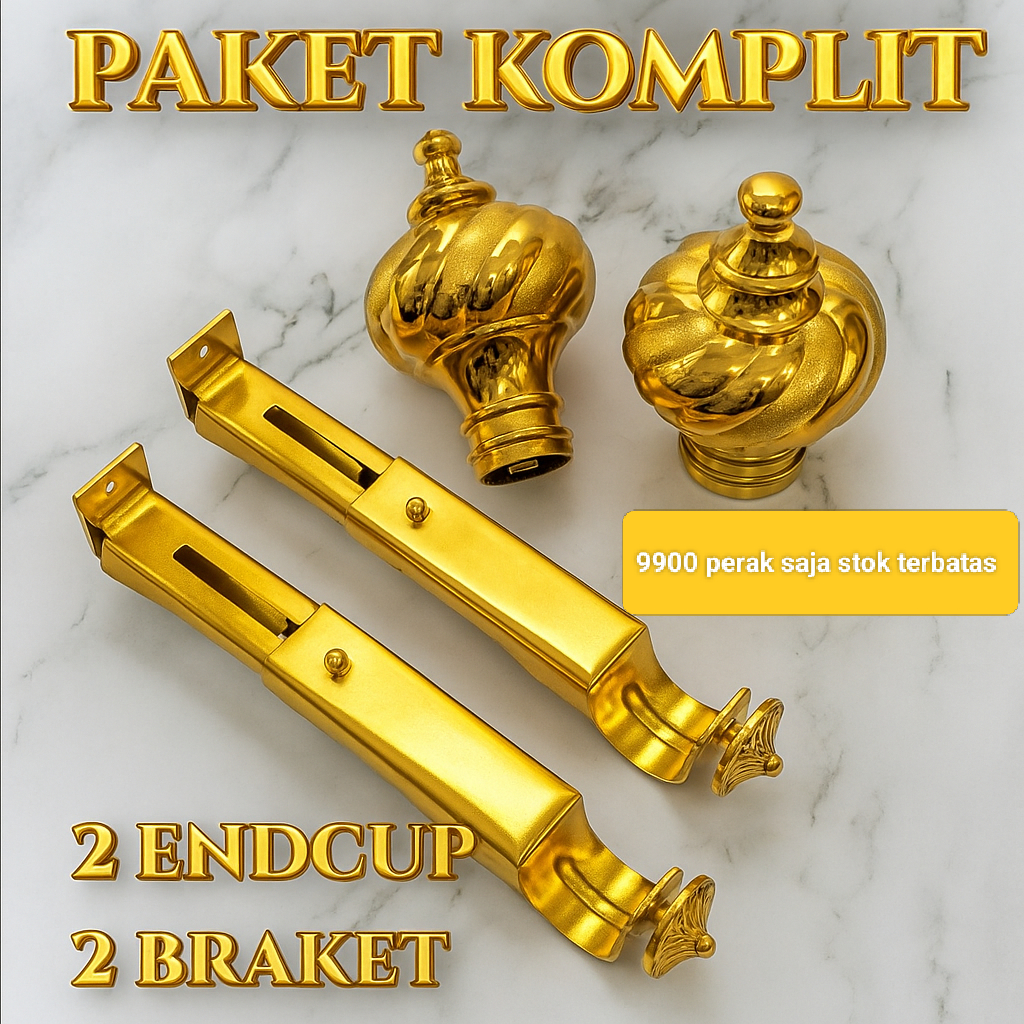 PROMO PAKET LENGKAP ALAT GAGANG GORDEN-PAKET LENGKAP ALAT TIANG GORDEN-BRAKET GORDEN -CUP GORDEN