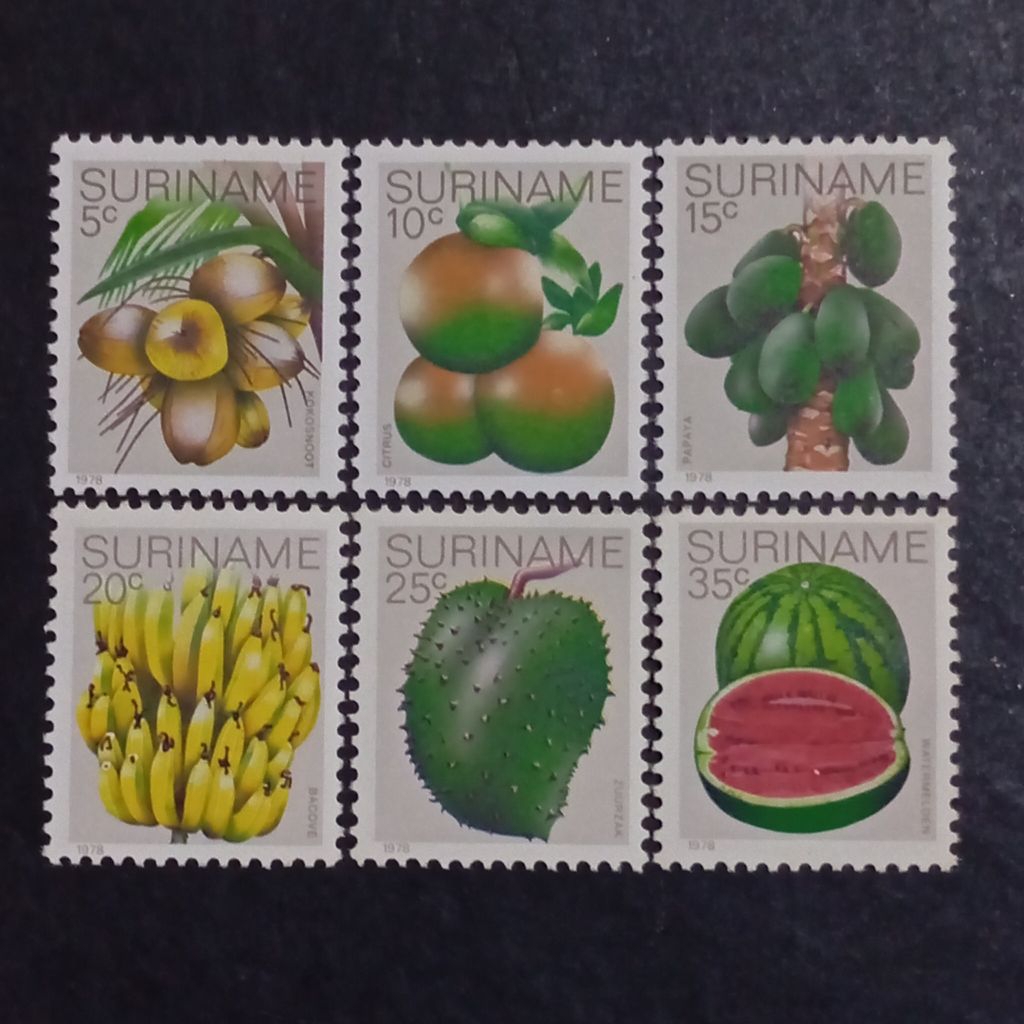 

Prangko Suriname 1978 Fruits (complete set)