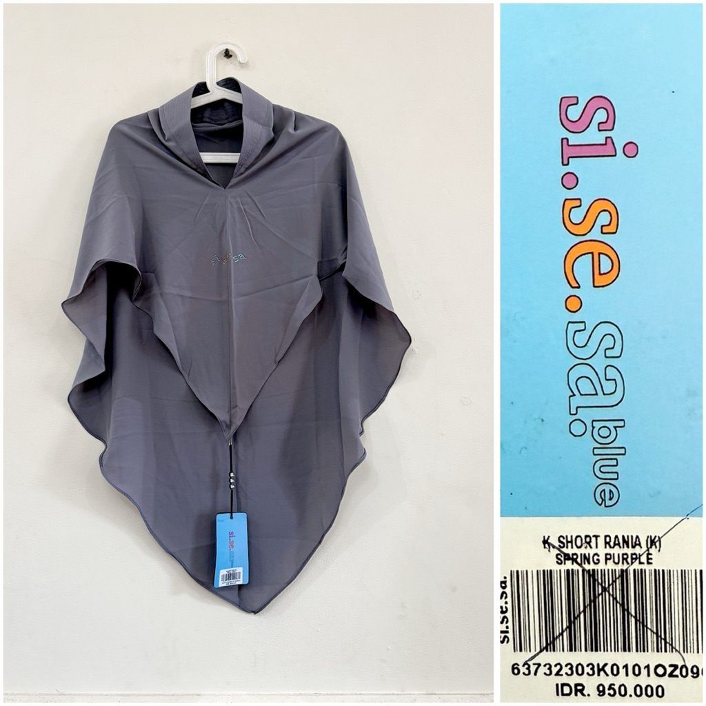 sale sisesa khimar short purple