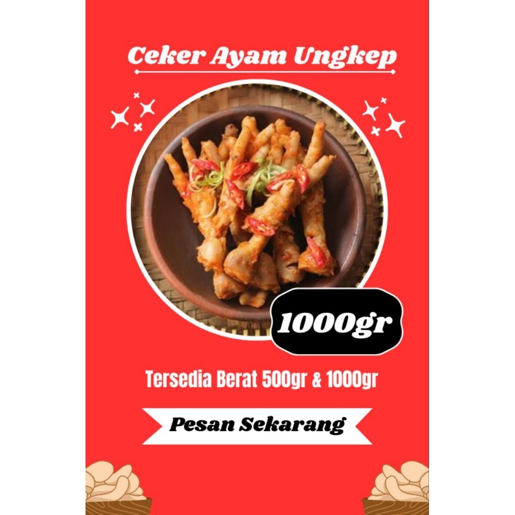

Ceker Ayam Ungkep Bumbu Kuning 1kg