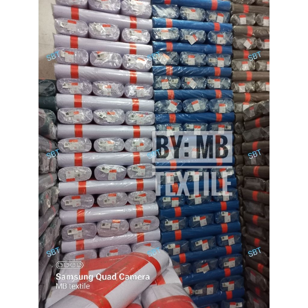 KAIN DRILL 1 ROLL SINAR MUTIARA JAPAN DRILL HALUS TEBEL SERAGAMAN SEKOLAH MAUPUN UNIVERSITAS.