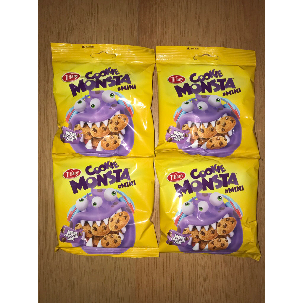 

[ 1 PCS ] COOKIES MONSTA MINI TIFFANY COKLAT CHIPS 28 gram OLEH OLEH SAUDI