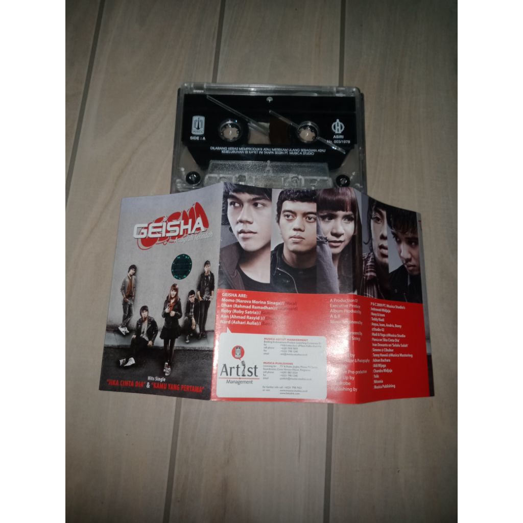 kaset pita geisha anugerah terindah