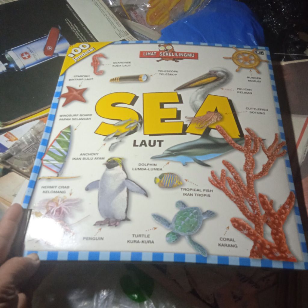 buku SEA, Laut, Lihat Sekelilingmu,100 Jendela, buku Lux original lebar