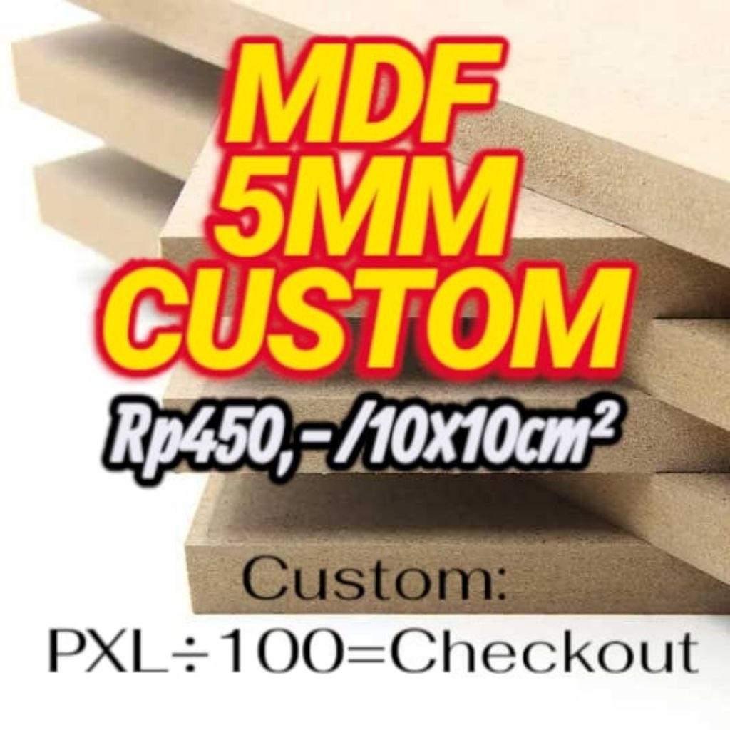 Papan MDF/Papan MDF Custom/Papan MDF 5mm