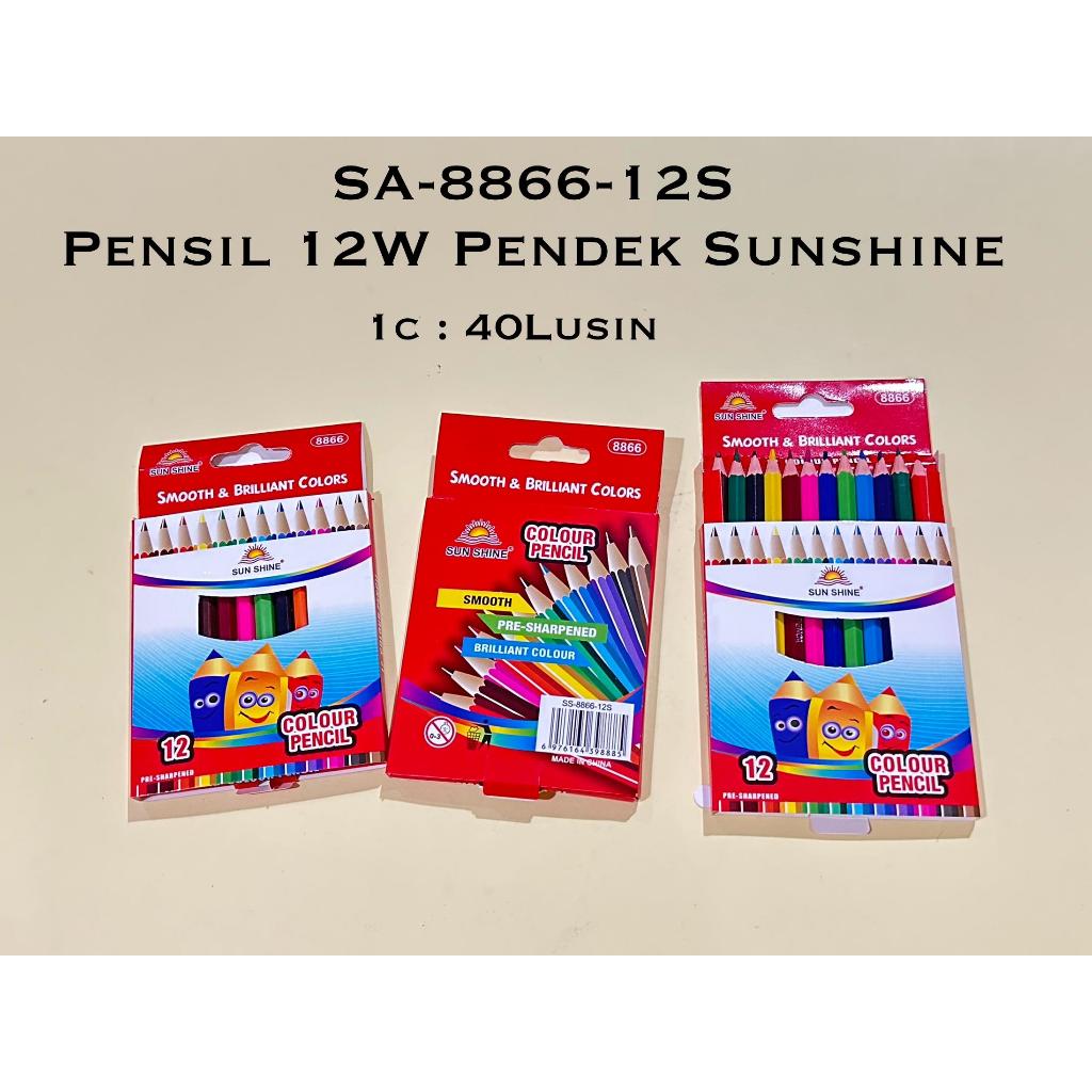 

TERMURAH BERKUALITAS COLOR PENCIL / PENSIL 12 WARNA PENDEK HARGA GROSIR