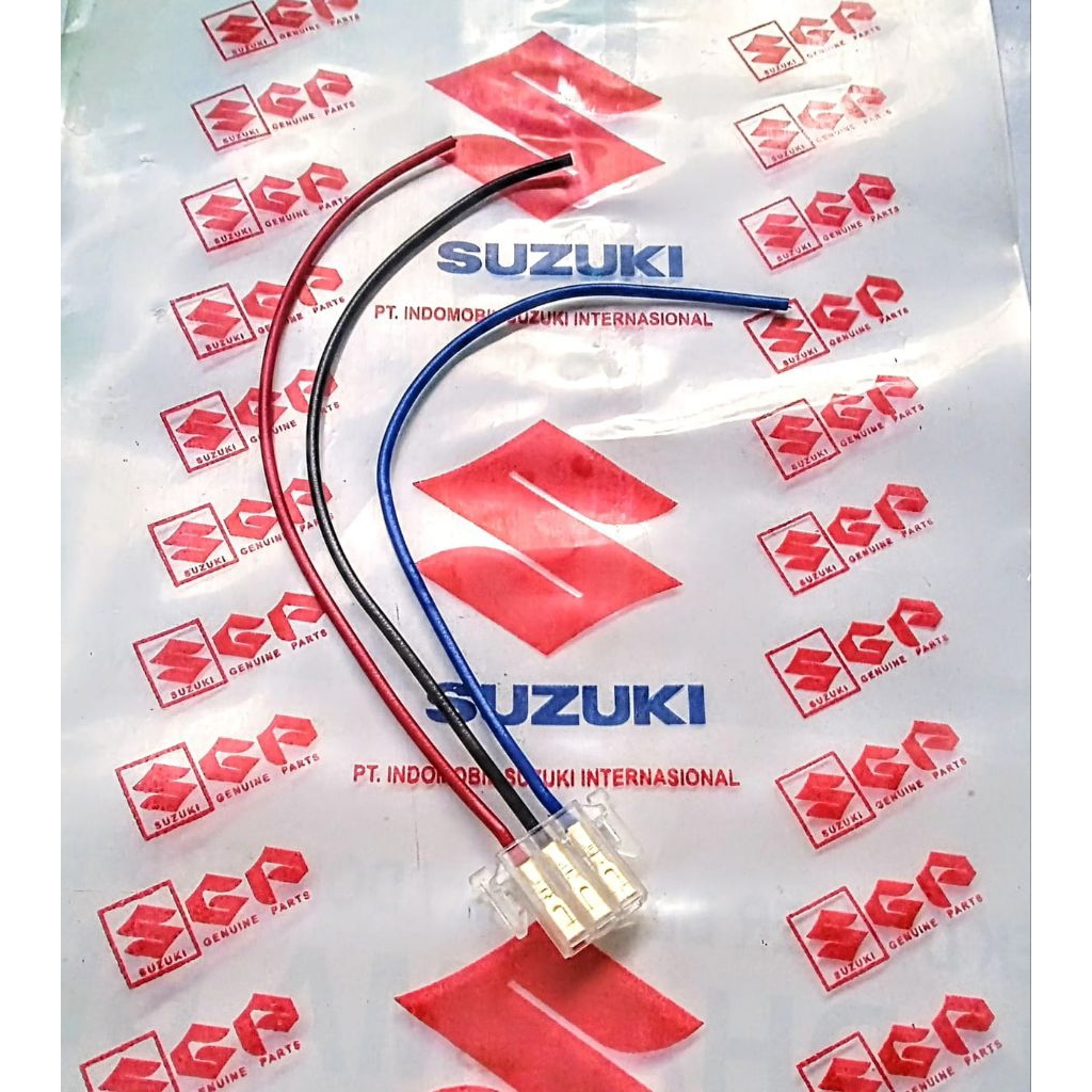 soket socket kabel 3 pin tombol lampu starter dim untuk semua motor suzuki