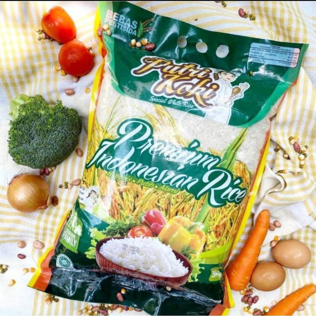 

[ Berat 5 Kilogram ] Beras Cap Putri Koki Hijau Beras Premium Indonesia Rice