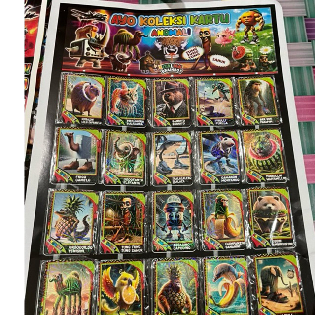 kartu anomaLi 1 pcs (isi 3 kartu)