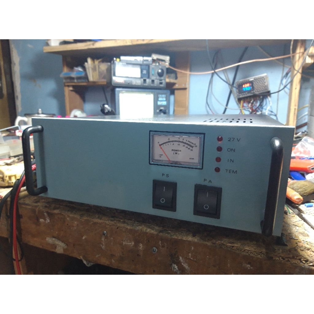 paket boster vhf 2m 250W protek input dan temperatur
