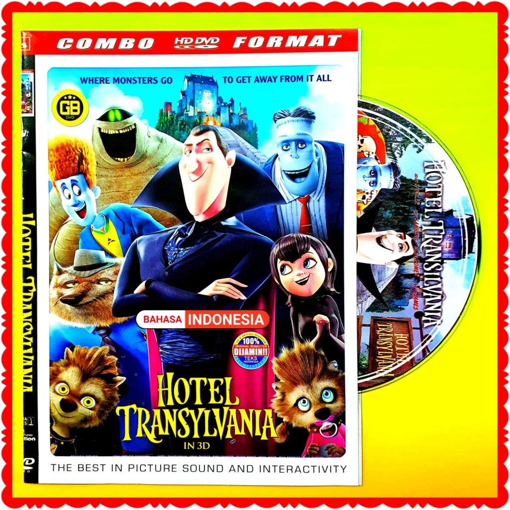 KASET FILM HOTEL TRANSYLVANIA  DUBBING BAHASA INDONESIA-KASET FILM CARTOON HOTEL TRANSYLVANIA BAHASA