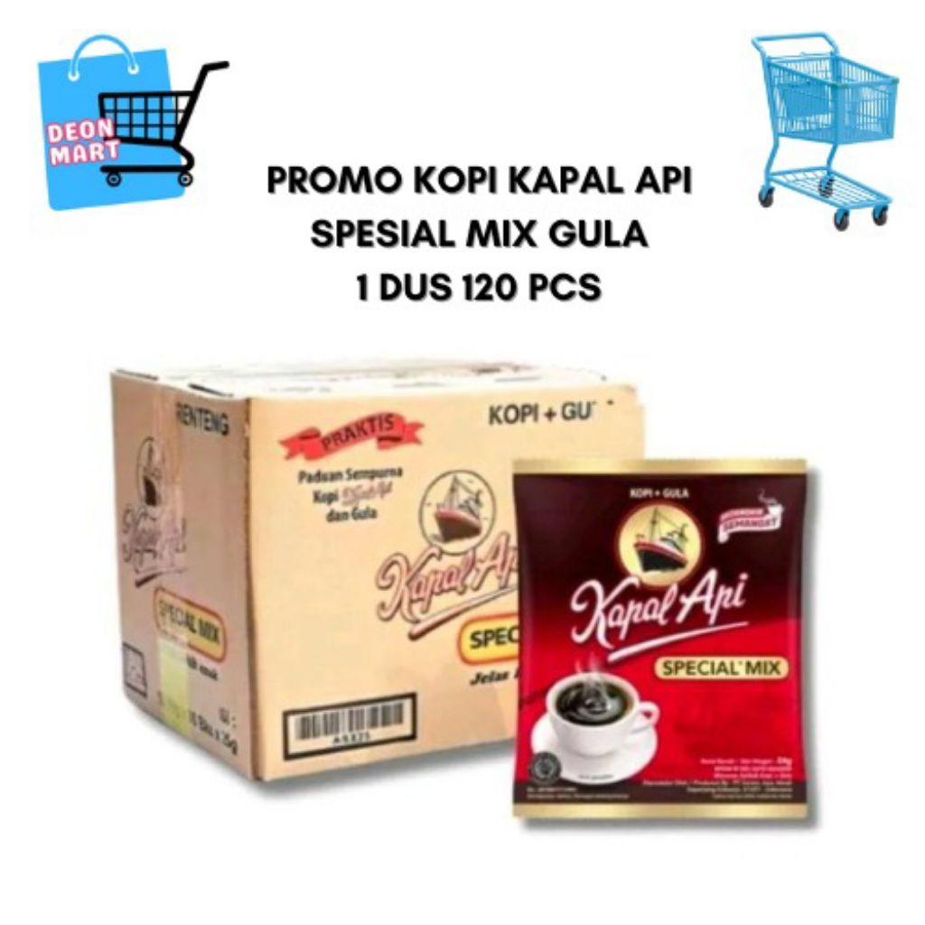 

PROMO KAPAL API SPECIAL MIX GULA 23 GR 1 DUS (120 PCS)