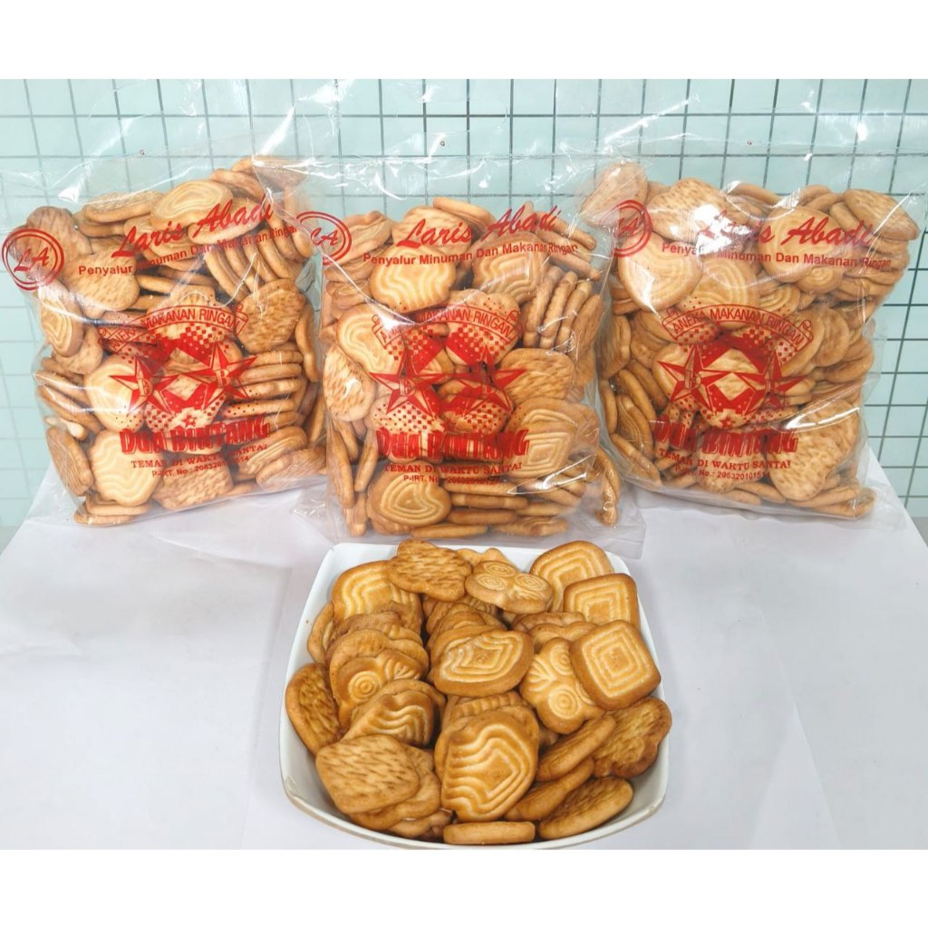 

[PROMO BELI 2 DAPAT 3] Dua Bintang Sabena Biskuit Macam - Macam Bentuk dan Rasa / Sabena Biskuit Kelapa / Sabena Biskuit Durian / Sabena Biskuit Vanilla / Sabena Biskuit Pisang