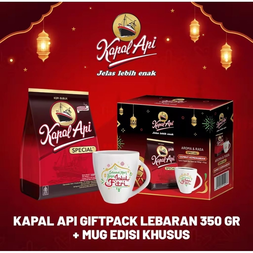 

Kapal Api Special Merah 350 gr Kopi