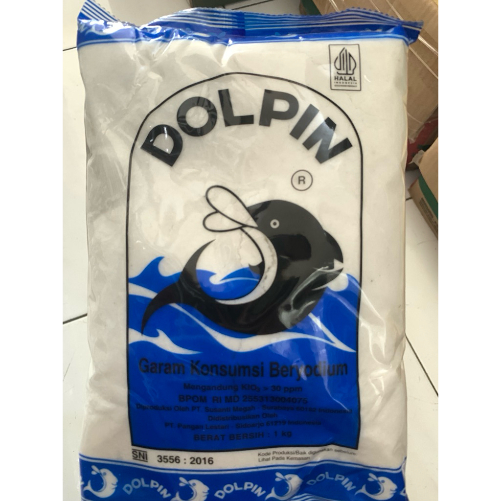 

Dolpin garam 1kg & 250g