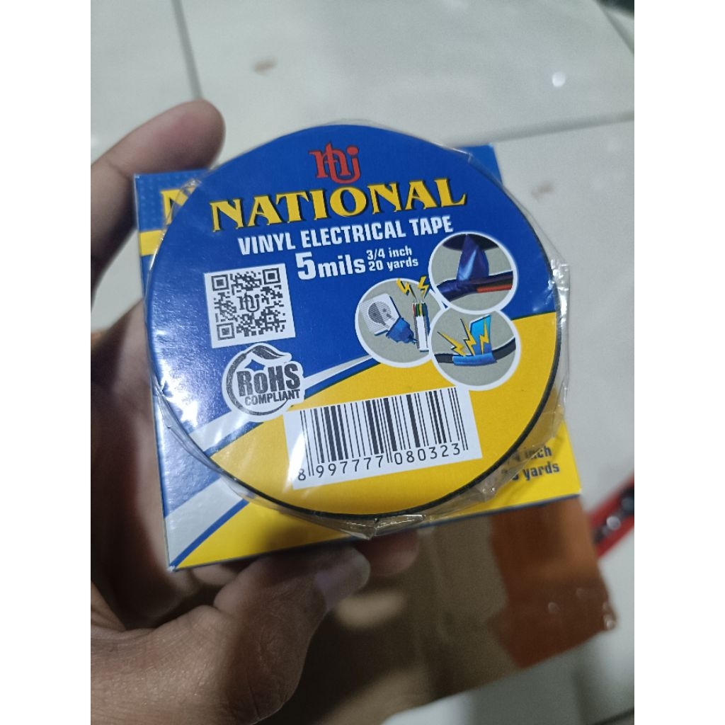 Isolasi Listrik kabel NATIONAL isolasi hitam isolasi kabel