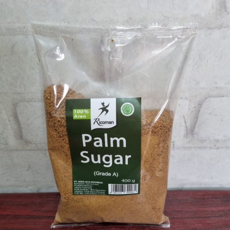 

Ricoman Premium Palm Sugar Gula Aren Nira 400 Gr