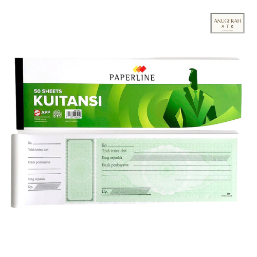 

Buku Kuitansi Paperline Ukuran Besar 50 Sheet