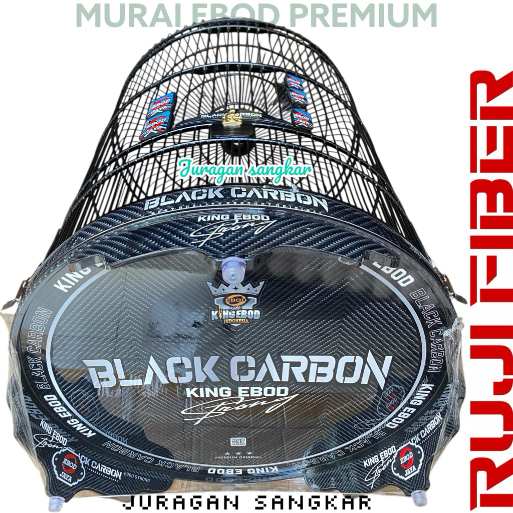 Sangkar kandang murai EBOD premium jeruji fiber