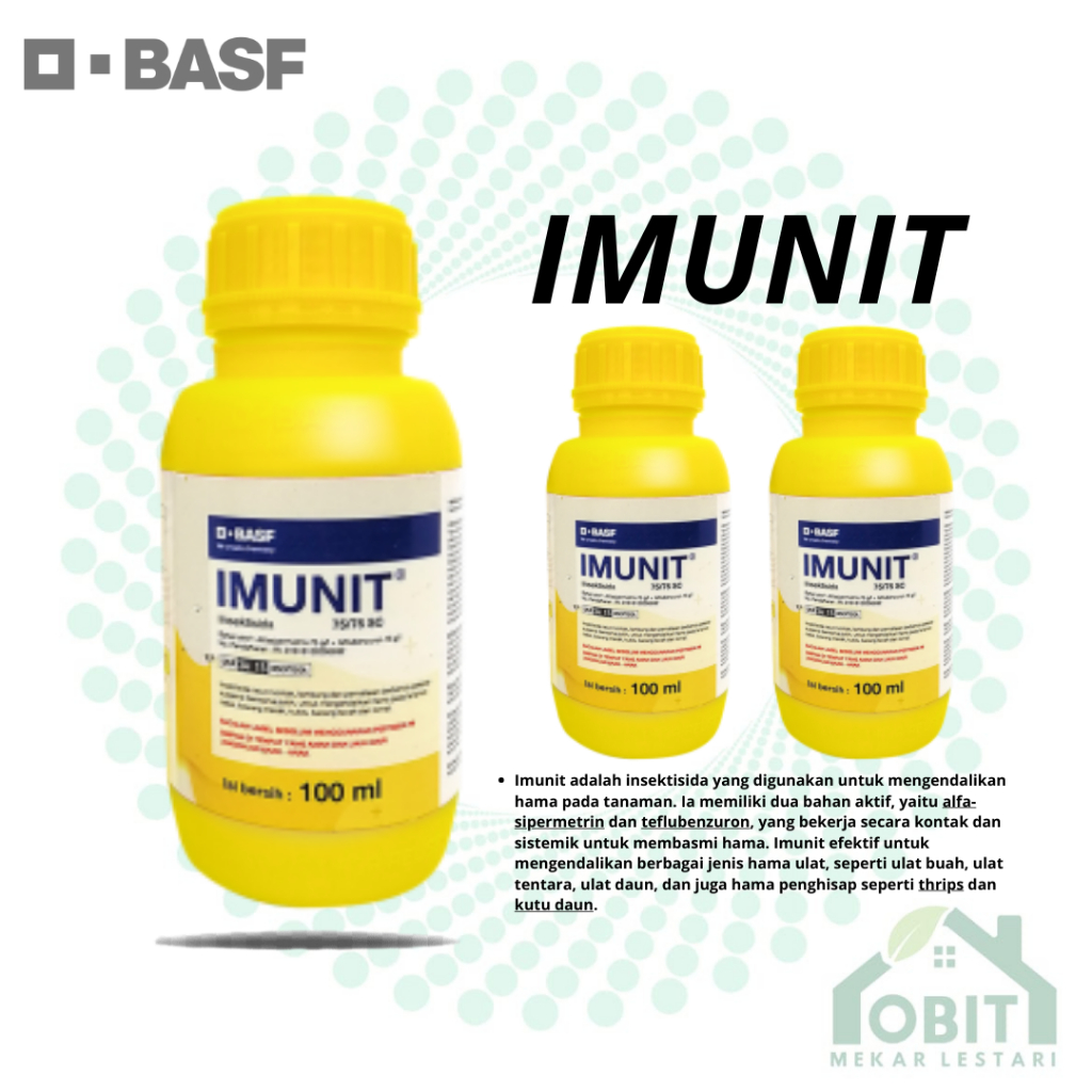 INSEKTISIDA IMUNIT 75/75 SC PEMBASMI HAMA / INSEKTISIDA ORIGINAL PABRIK
