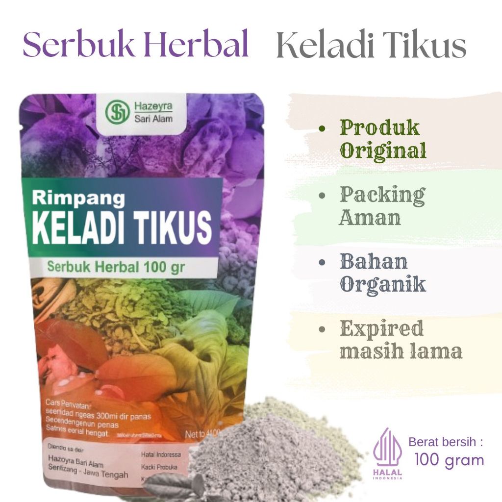 

bubuk serbuk rimpang keladi tikus 100gr