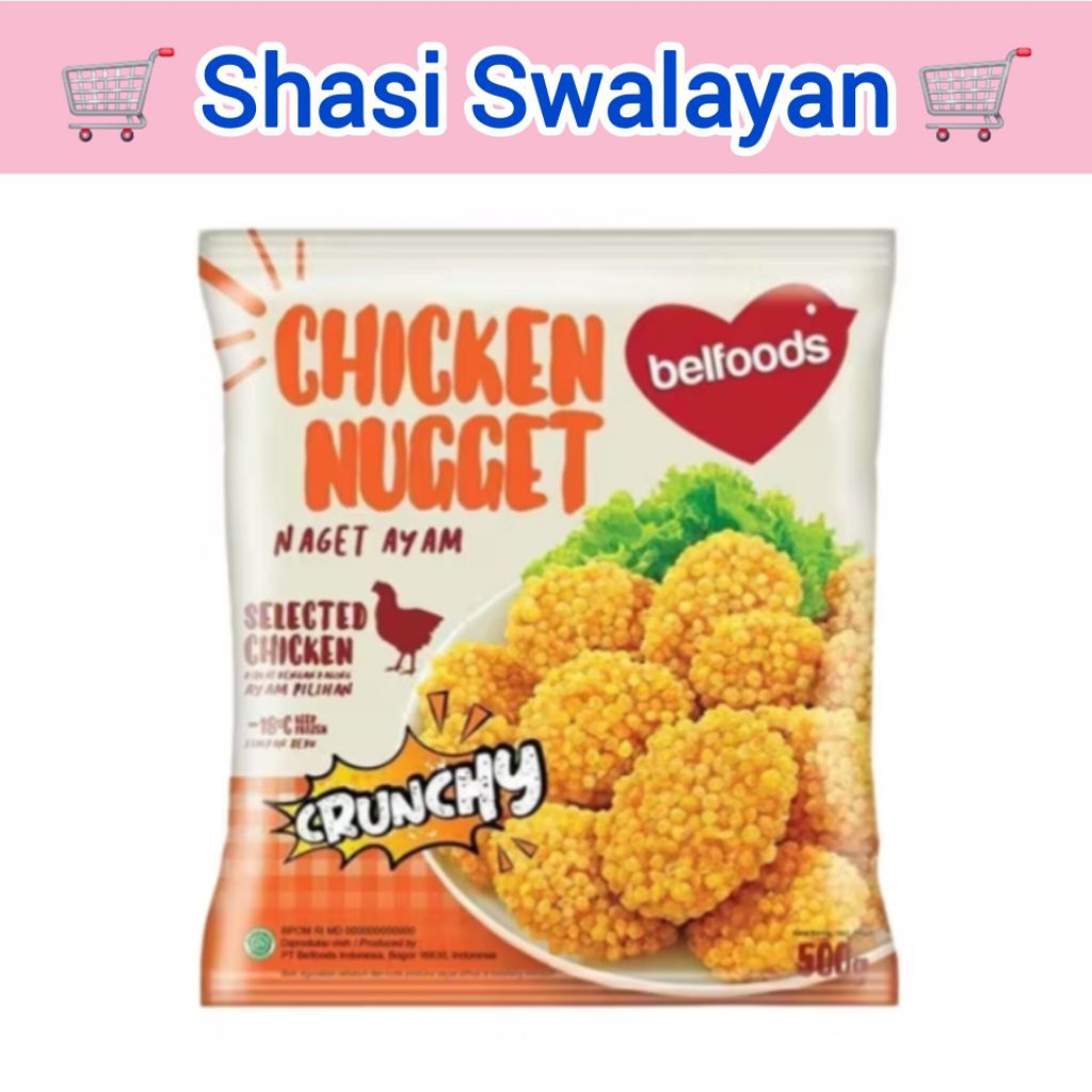 

BELFOODS Chicken Nugget Crunchy 500 gram