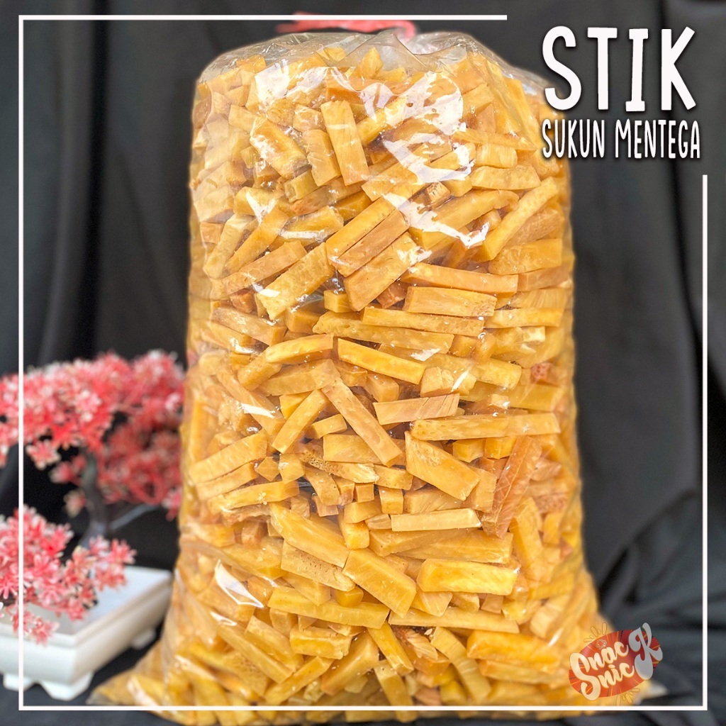 

Stik Sukun Mentega Grade A 1kg 250gr 500gr Jajanan Kiloan Snack Cemilan Keripik Asin Gurih Enak
