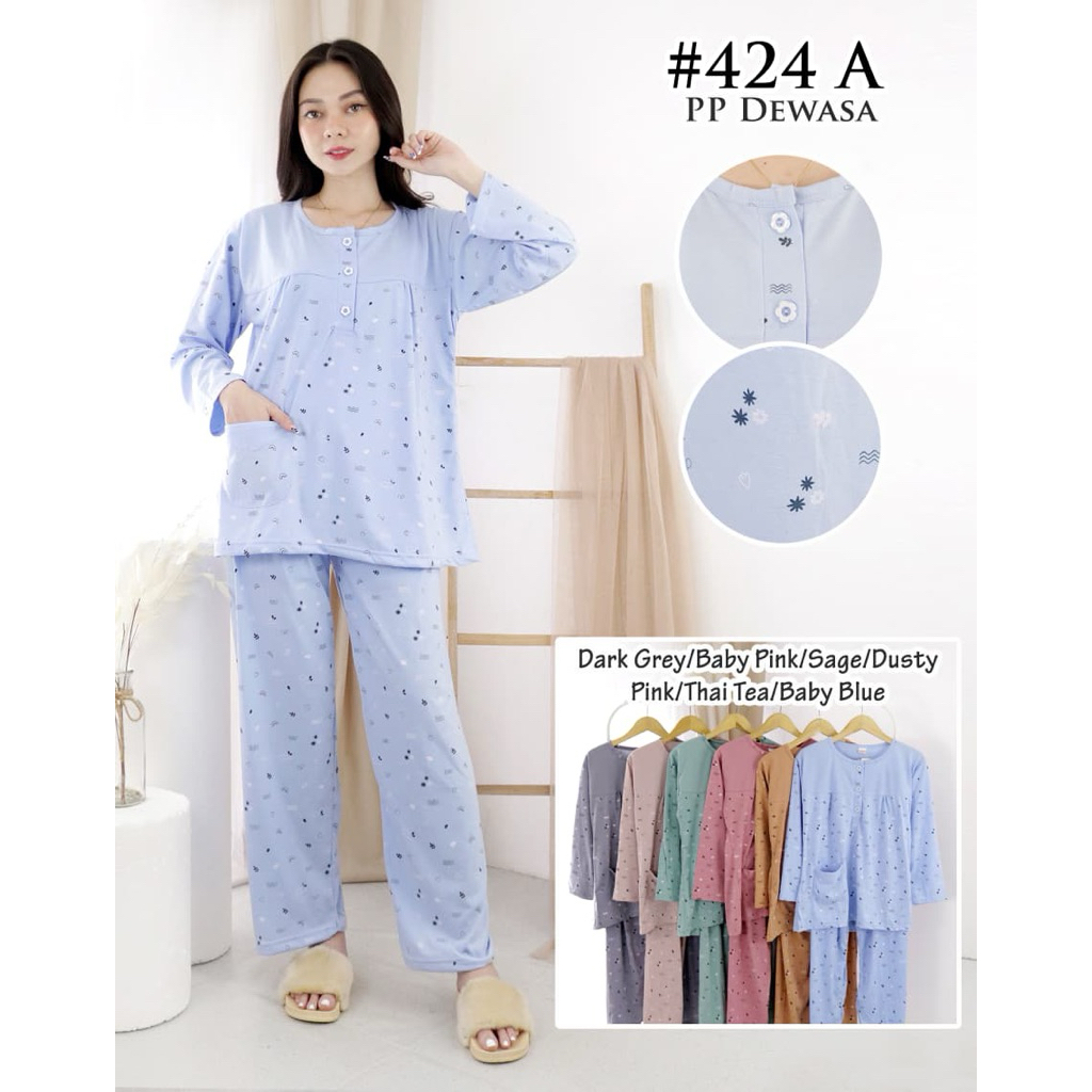 set baju tidur  wanita benova katun premium