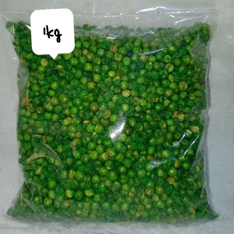 

Camilan kacang polong hijau 1kg asli enak gurih asin renyah murah