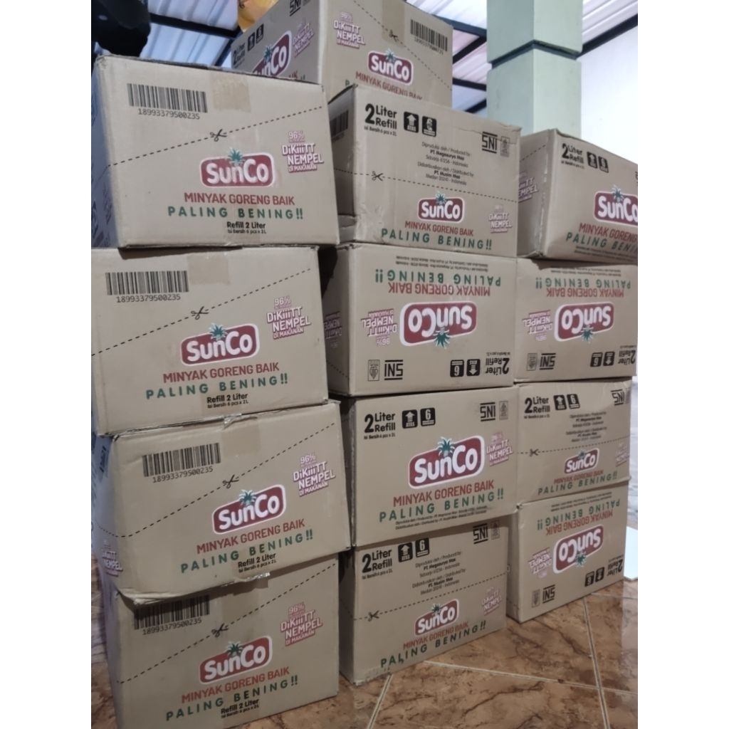 

MINYAK GORENG SUNCO KARTONAN 2L X 6PCS (LANGSUNG KIRIM)