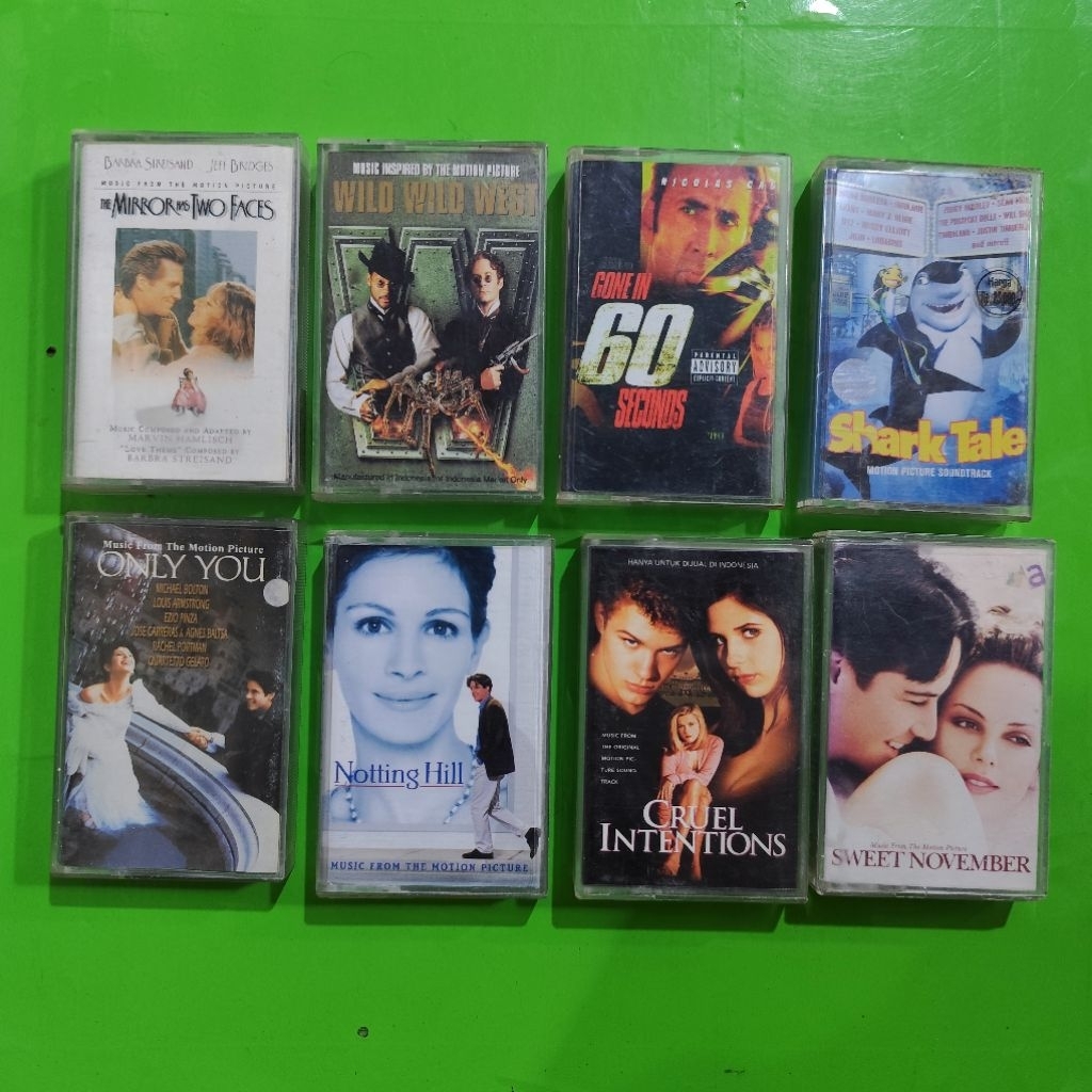 Kaset Original Soundtrack Dijual Paket 8 Kaset (For 8 Cassette)