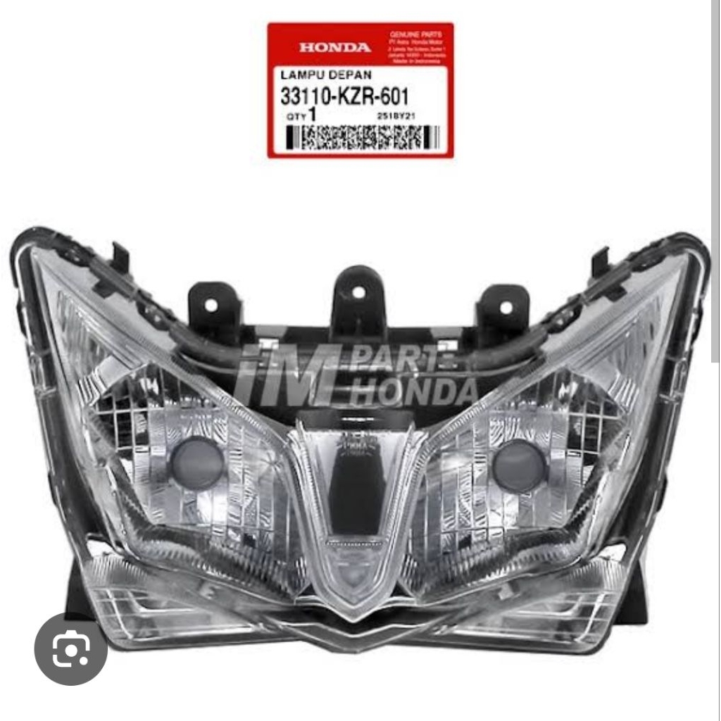 lampu depan vario techno 125 old ori ahm