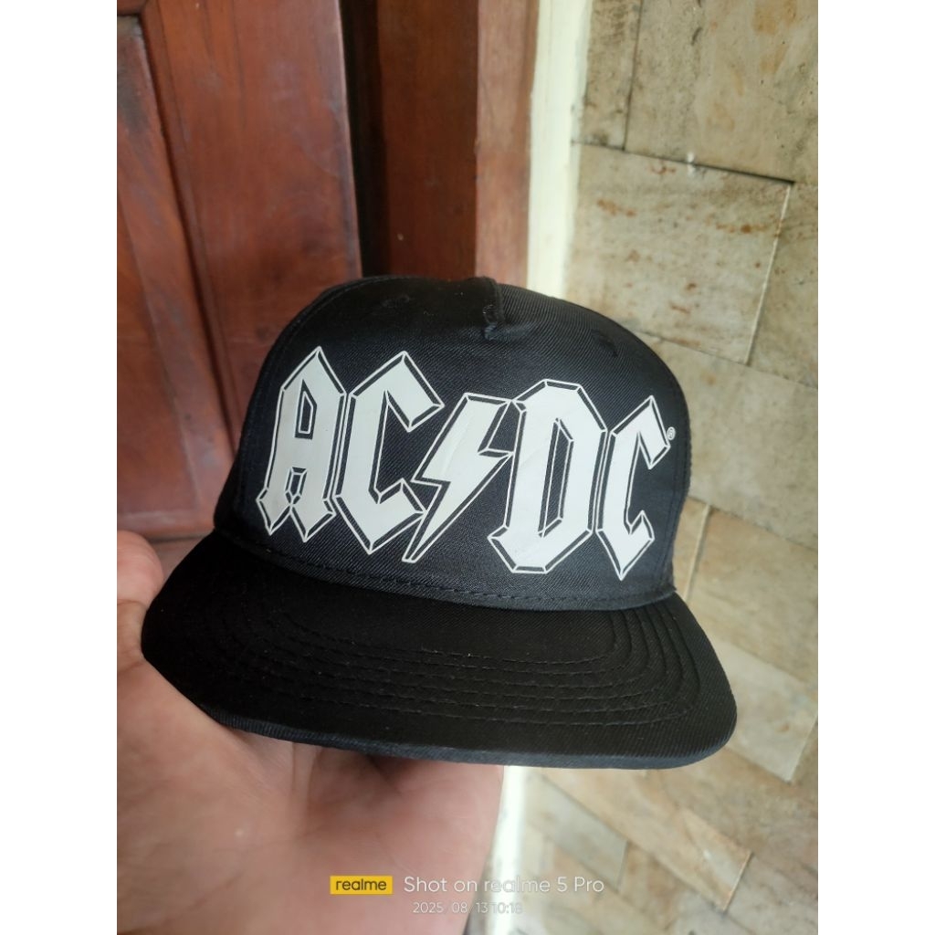 Topi Snapback Anak H&M x ACDC Original Second Fashion Pria/Wanita