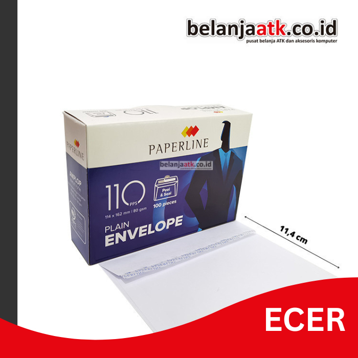 

[ECER] Amplop Paperline Tanggung No. 110 (Putih Polos)