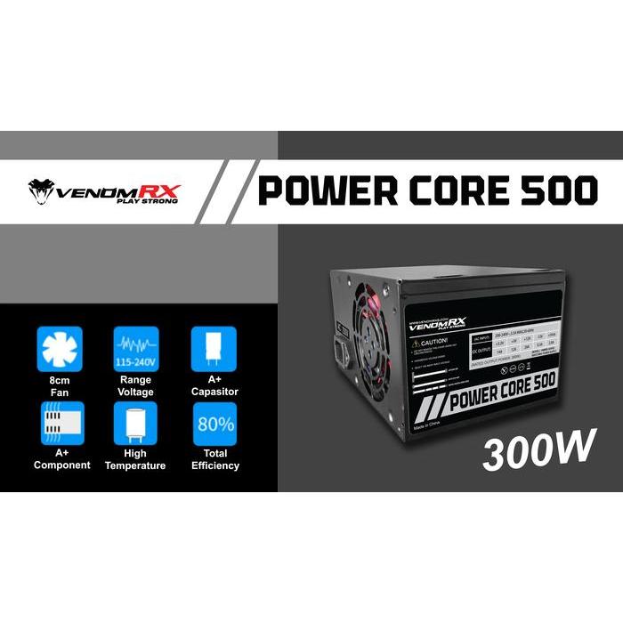 Power Supply PSU Powercore 500 VenomRX 300Watt / PSU 300 Watt Venom RX