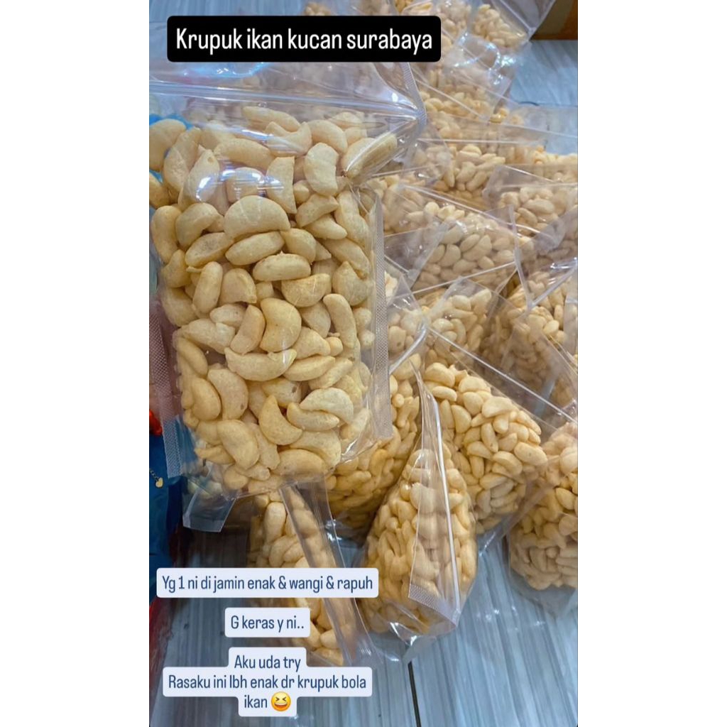 

KERUPUK IKAN KUCAN SURABAYA 250GR