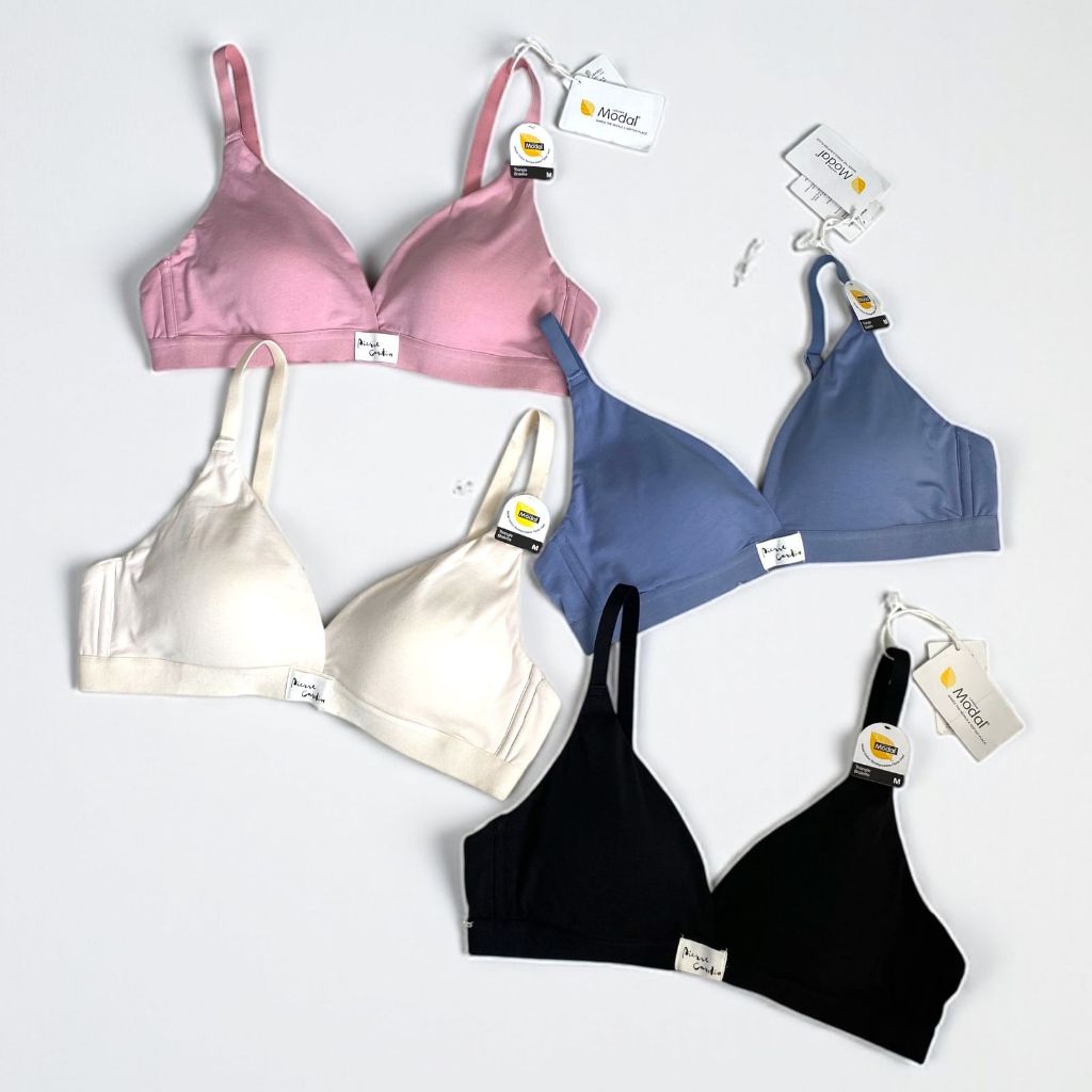 Bra BH PIERRE CARDIN 3036 - Tanpa Kawat - Busa Tipis - Kait 2 - Size M L XL