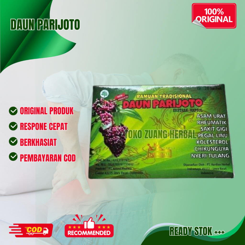 

Herbal Daun Parijoto Kapsul Asam Urat