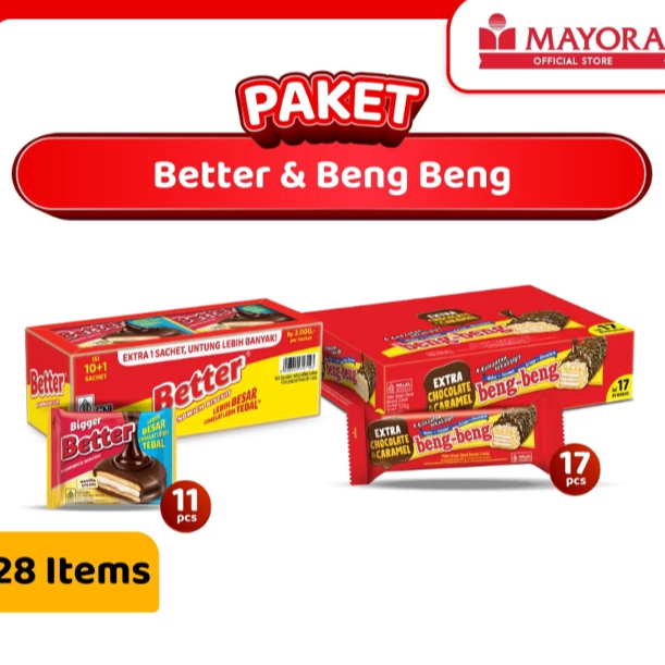 

Paket Biskuit Better & Wafer Beng Beng / Biskuit, Kue, & Wafer