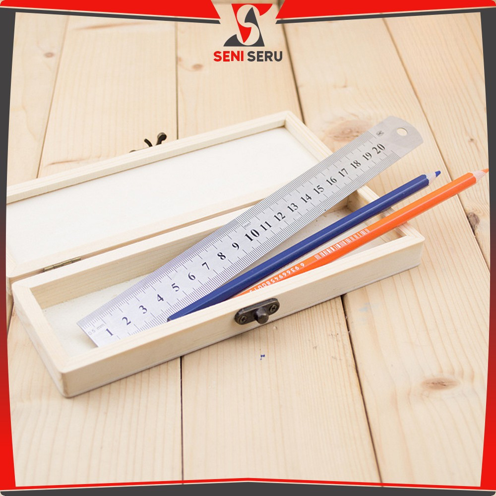 

EC Penggaris Besi 15CM Peralatan Sekolah / Ruler Penggaris Stainless Alat Ukur Serbaguna Seni Seru A107