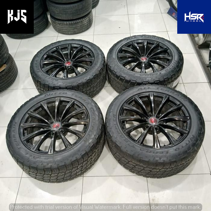 JUAL VELG BEKAS MODEL FORGIANTO RING 20 LEBAR 9 RATA OFFSET 20 WARNA BLACK COCOK BANGET NIEH BUAT MO