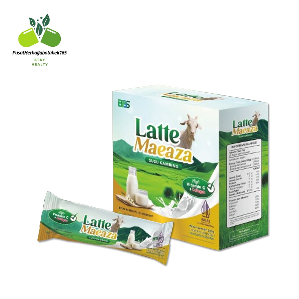 

Latte Maeaza Isi 10 - Susu Kambing Bubuk Lezat dan Menyehatkan + Vitamin C & Kolagen