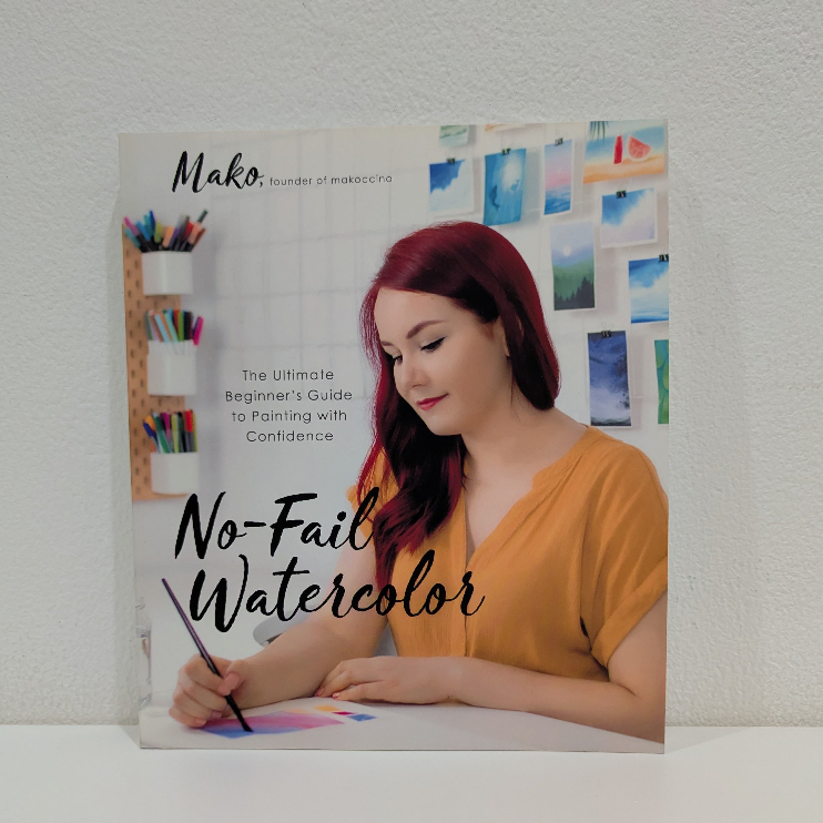 [ENGLISH] No-Fail Watercolor by Mako Makoccino Art Tutorial Book Original